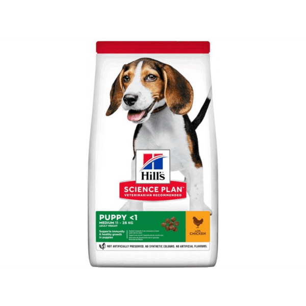 Hill's Science Plan - Ushqim per Qen Puppy të Mesëm me Pule 14 kg