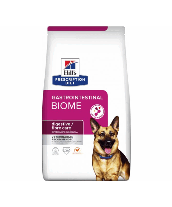 Hill's Prescription Diet - Ushqim i Thatë Veterinar për Qen Gastrointestinal Biome 1.5 kg