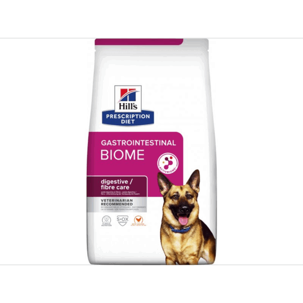 Hill's Prescription Diet - Ushqim i Thatë Veterinar për Qen Gastrointestinal Biome 1.5 kg