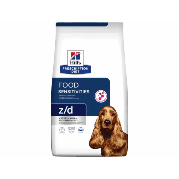 Hill's Prescription Diet - Ushqim i Thatë Veterinar për Qen z/d Sensitivities 3 kg
