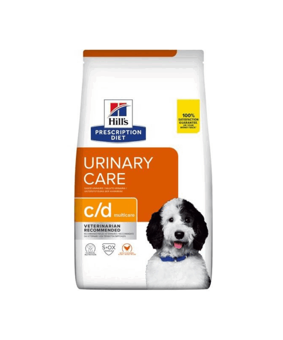 Hill's Prescription Diet - Ushqim i Thatë për Qen c/d Multicare me Pule 1,5 kg