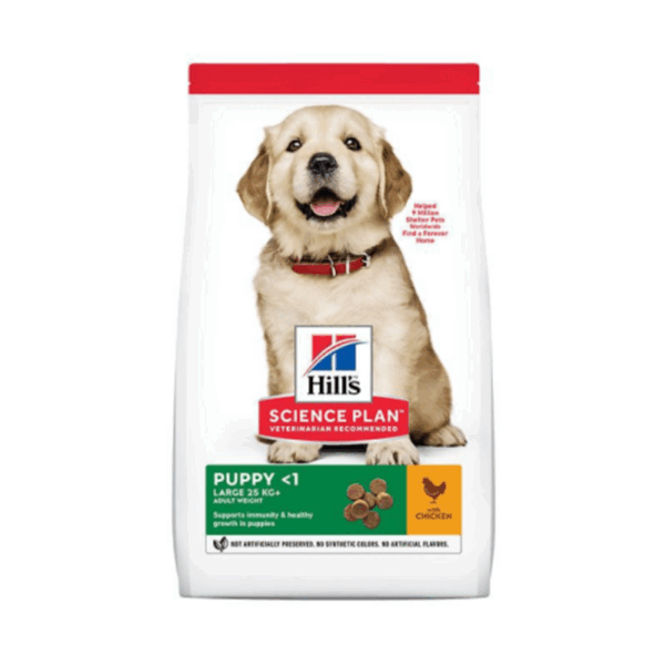 Hill's Science Plan Ushqim i Thatë për Qen Puppy Large Breed Pulë 2.5 kg