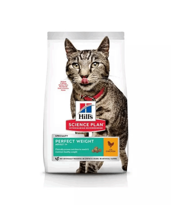 Hill's Science Plan për Macet Adult Perfect Weight Pulë 1.5 kg