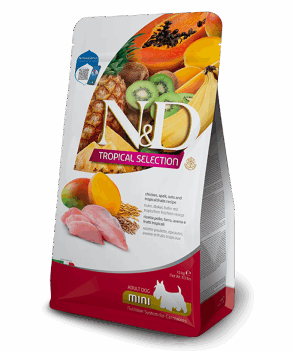 Farmina N&D Tropical Selection Adult Mini me Pule 1.5kg