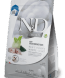 Farmina N&D White Ushqim i thate per kelyshe Med/max me Levrek,spirulina dhe finok 2kg