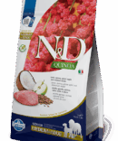 Farmina N&D Quinoa Ushqim i thate per qen te moshuar Med/Max me qengj, quinoa, molle jeshile dhe kokos 2kg