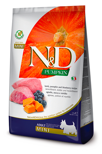 Farmina N&D Adult Mini Pumpkin Lamb and Blueberry 7kg