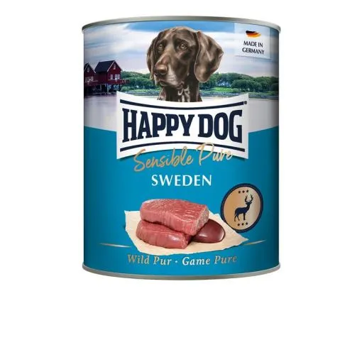 Happy Dog Sensible Pure Sweden Adult mish i egër 400 gr
