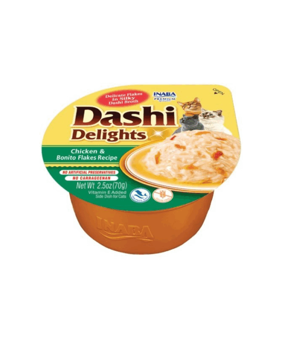Ciao Dashi Delights Snack per mace, pule me copa bonito