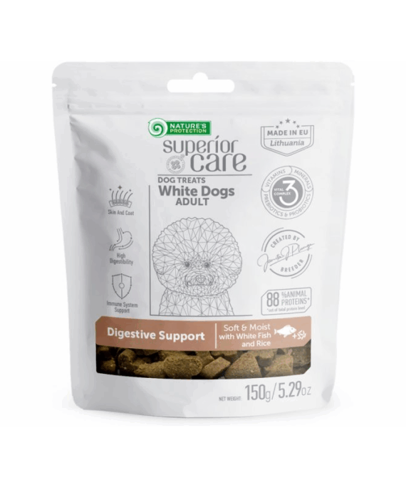 Nature's Protection Snack per qen per sistemin tretes me shije peshku te bardhe dhe orizi 150gr