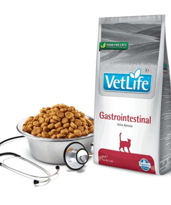 Farmina Vet Life Cat Gastro-Intestinal Ushqim veterinar për mace, 2 kg