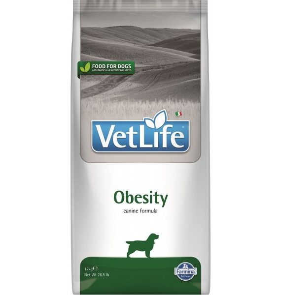 Vet Life Obesity për qen 12 kg