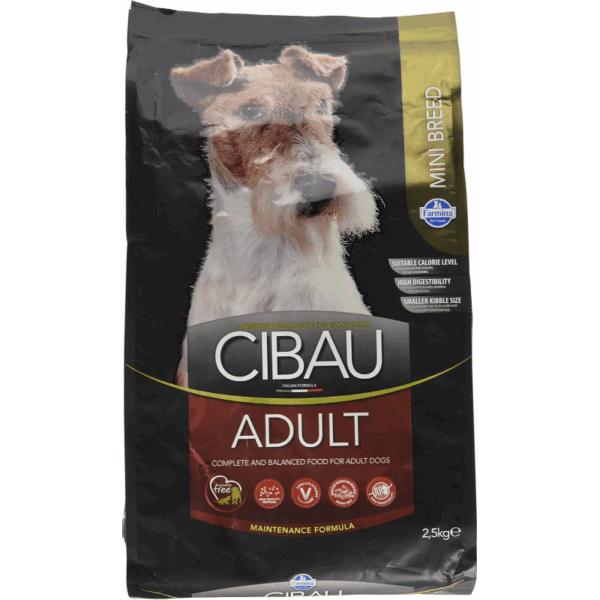 Farmina Cibau Adult Mini Ushqim i Thatë për Qen të Rritur të Racave të Vogla 2.5 kg