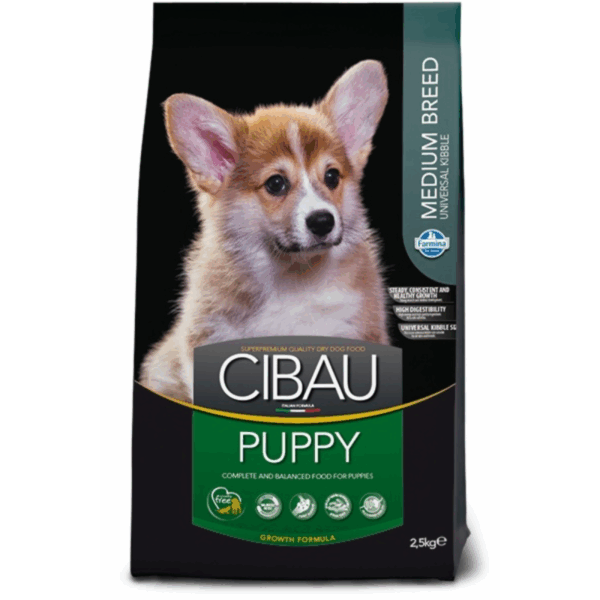 Farmina Cibau Puppy Medium Ushqim për Këlyshë Rracash Mesatare 2.5 kg