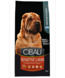 Farmina Cibau Adult Lamb & Rice Ushqim per Qen me Ndjeshmeri Ushqimore 12 kg