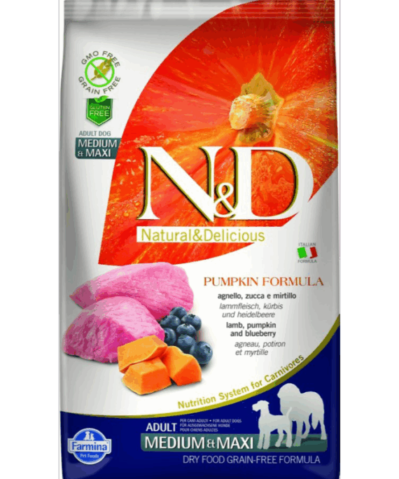 Farmina N&D Pumpkin Adult Medium/Maxi Qingj & Boronice12 kg