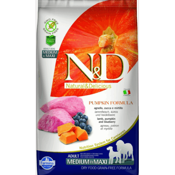 Farmina N&D Pumpkin Adult Medium/Maxi Qingj & Boronice12 kg