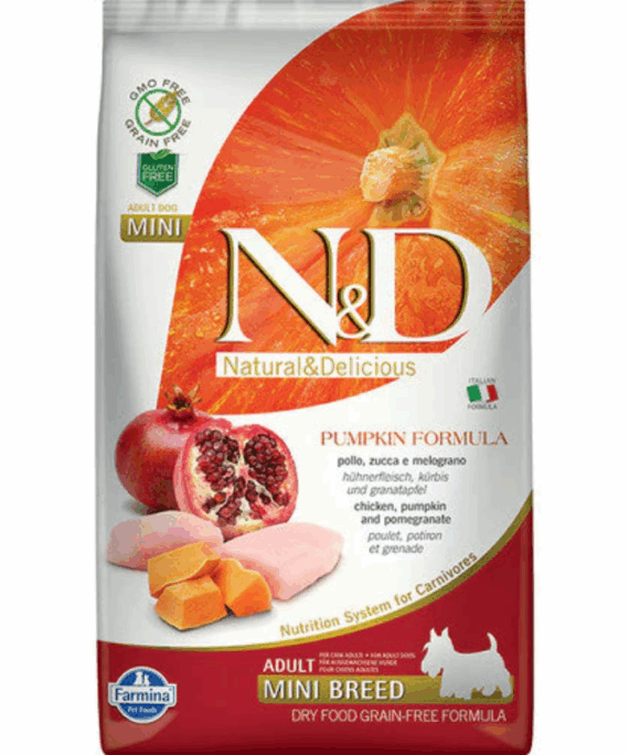 Farmina N&D Pumpkin Chicken & Pomegranate Adult Mini 7kg