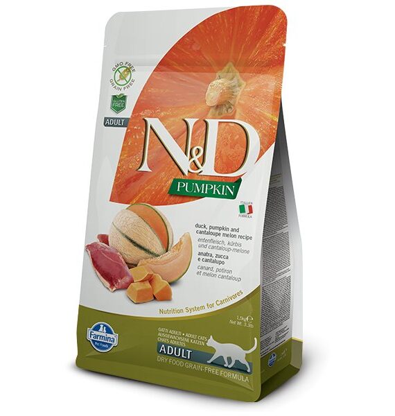 Farmina N&D Pumpkin Ushqim i thate per mace adulte, me rose, kungull dhe pjeper 1,5kg