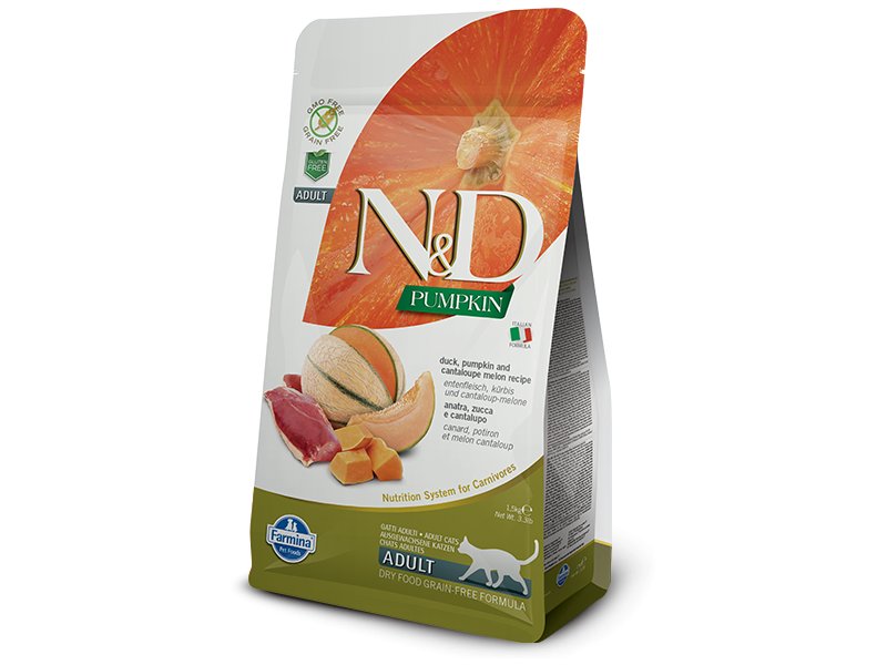 Farmina N&D Pumpkin Ushqim i thate per mace adulte, me rose, kungull dhe pjeper 1,5kg