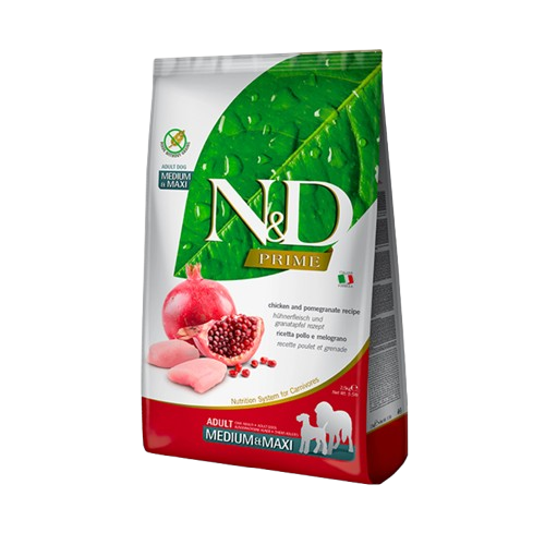 Farmina N&D Prime Ushqim i thate Qen te Rritur Rraca Mesme/Medha Pule & Shege 2.5kg