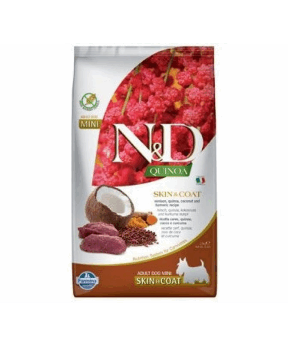 Farmina N&D Quinoa Vension Skin & Coat Adult Mini 800 gr