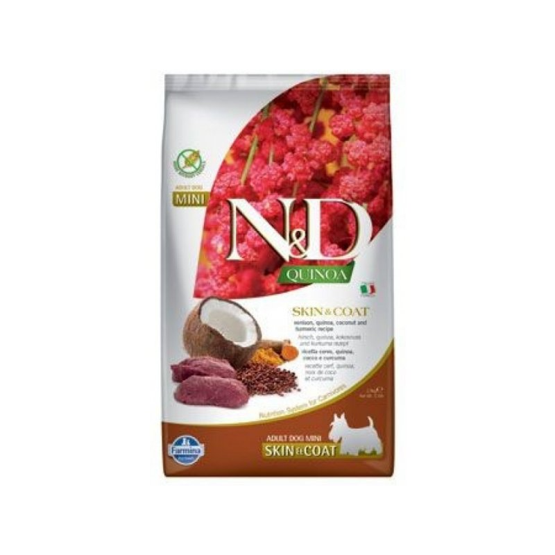 Farmina N&D Quinoa Vension Skin & Coat Adult Mini 800 gr