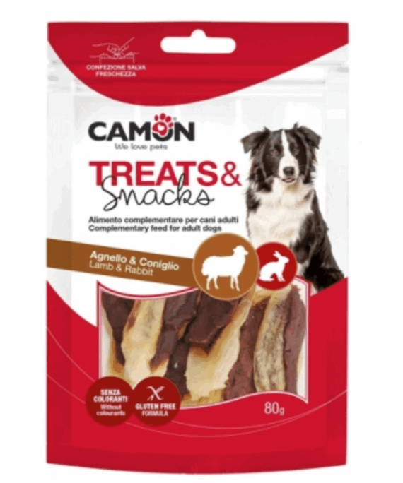 Rabbit ears with Lamb - Snack për qen 80gr