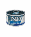 Farmina N&D Ocean Ushqim i lagesht per kelyshe me merluc dhe kungull 140 gr