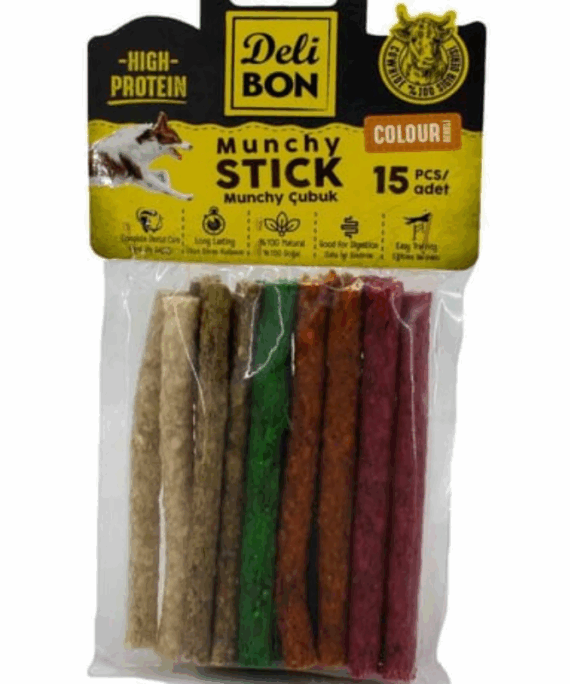 Deli Bon Eco Munchi Thick - Snack për qen 15 copë