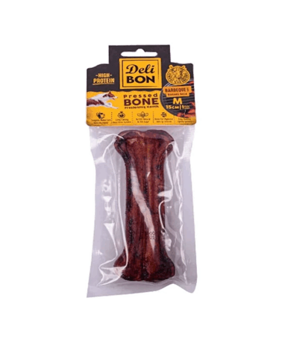 Deli Bon Snack në formë kocke për qen 15cm, 1 copë Barbecued