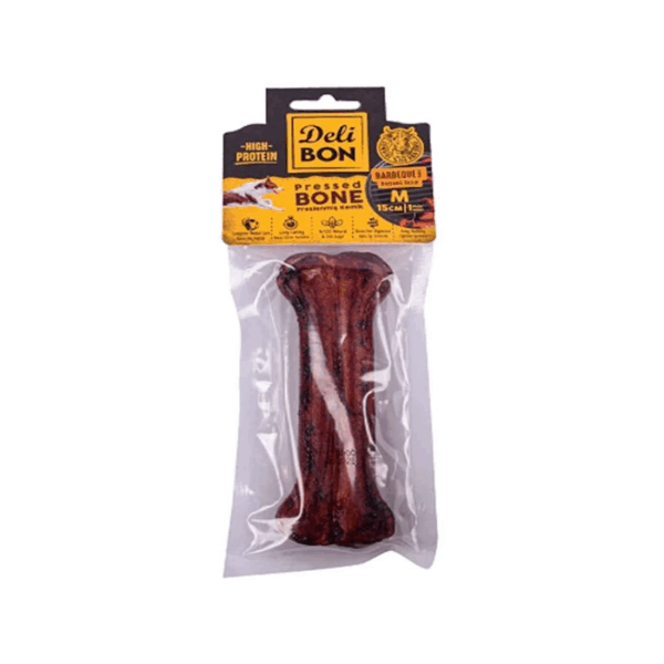 Deli Bon Snack në formë kocke për qen 15cm, 1 copë Barbecued