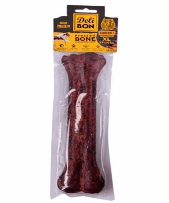 Deli Bon Snack në formë kocke për qen 27cm, 1 copë Barbecued