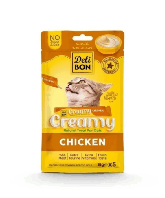 Deli Bon Creamy Treats Chicken 5x15 g