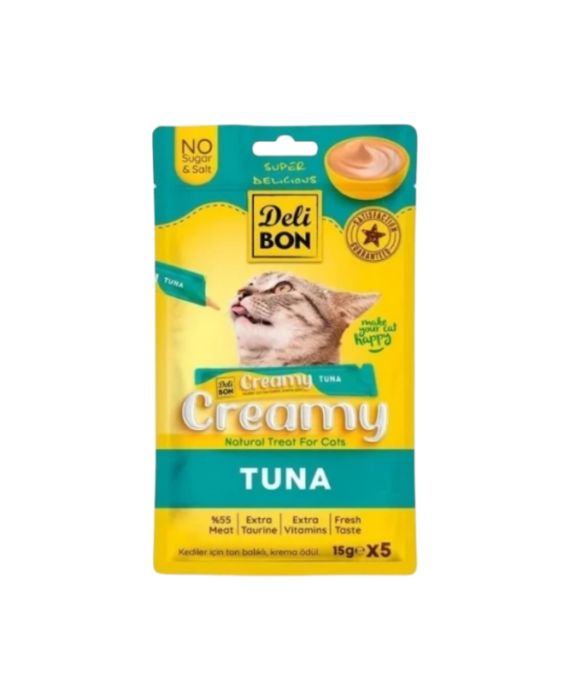 Delibon Creamy Treats Tuna Cat 5x15gr