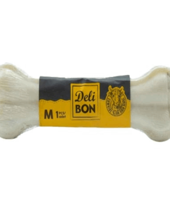 Deli Bon 15cm 24pcs White - Snack në formë kocke për qen