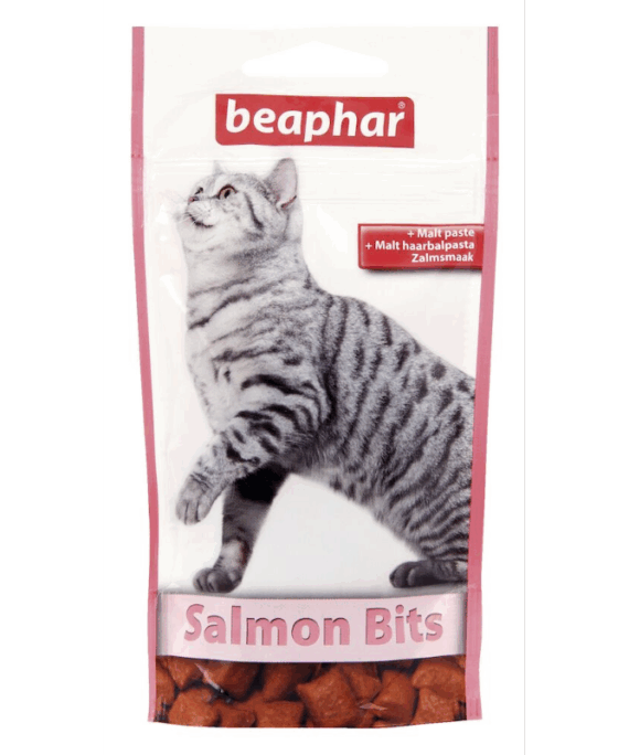 Beaphar Salmon Bits Cat - Snack për mace 35gr