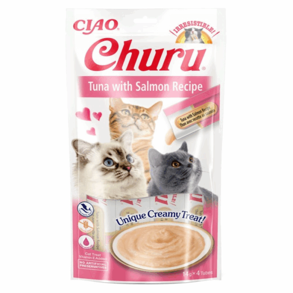 Churu Snack kremoz per mace, me ton & salmon
