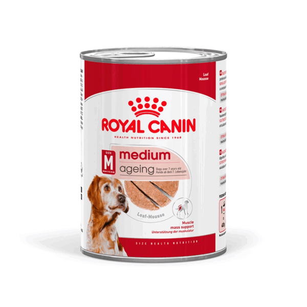 Royal Canin Adult 10+ Medium Ushqim i lëngshëm për qen vjec 410g