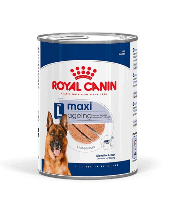 Royal Canin Maxi Ageing 5+ Ushqim i lagësht për qen maxi të moshuar (410g)