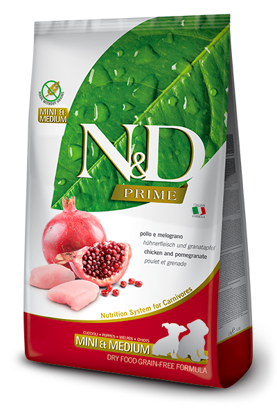 Farmina N&D Grain Free Ushqim i thate per kelyshe me mish pule dhe shege 2.5kg