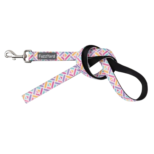 FuzzYard Dog Lead - Bubblegum Burst S