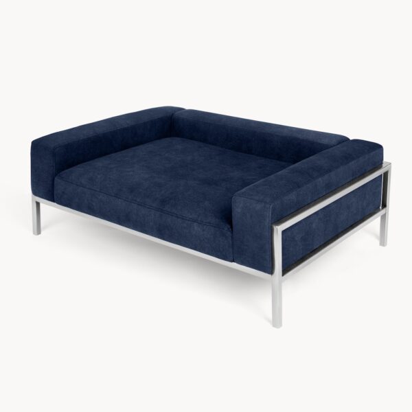 Sofa per qen dhe mace Kensington S cobalt Blue/Polished