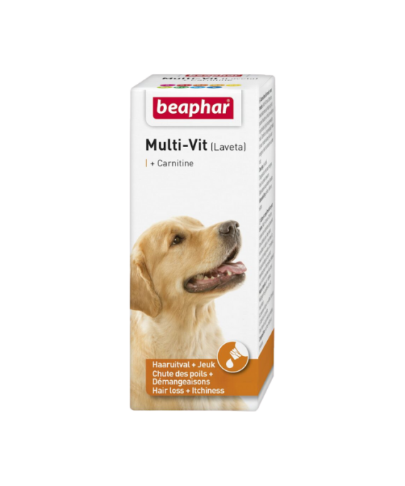 Beaphar Multivitamina me Karnitine per Qen  50ml