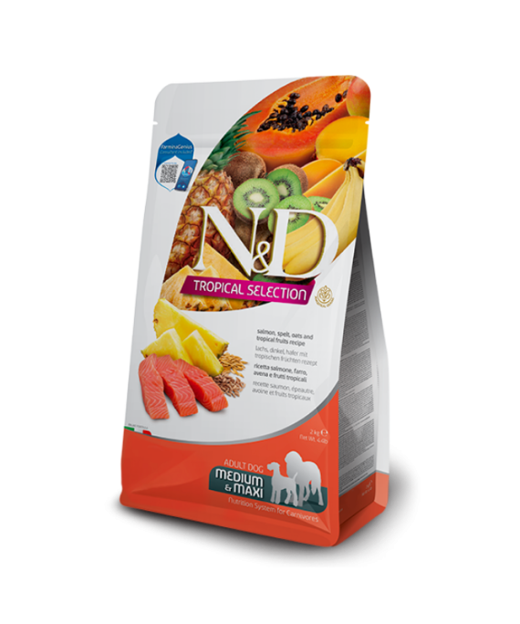 N&D Tropical Selection Salmon Adult Medium Maxi 10kg
