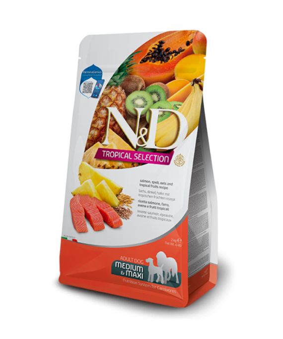 N&D Tropical Selection Adult Medium Maxi Salmon 2kg
