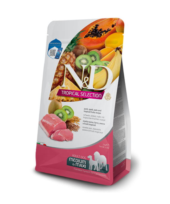 N&d Tropical Selection Adult Medium Maxi mish Derri 2kg