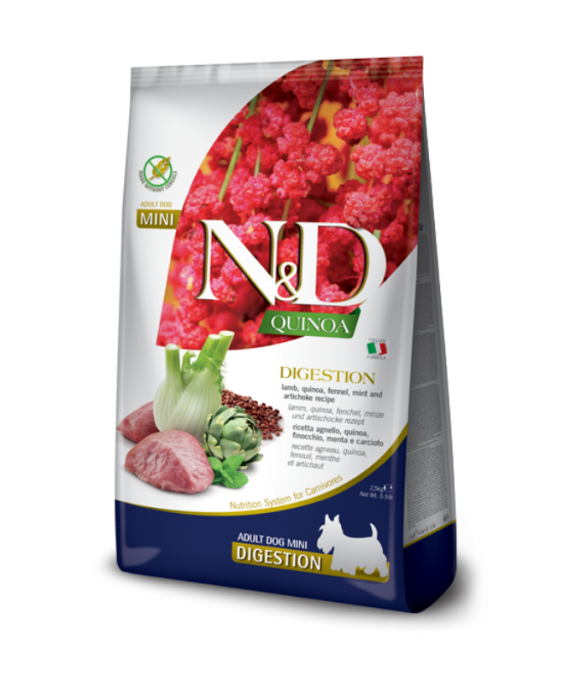 N&D Quinoa Digestion Adult Mini Qingj 2.5 kg