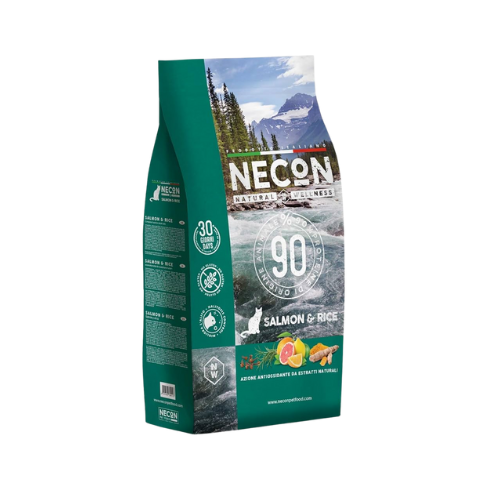 Necon me Salmon dhe Oriz per mace adulte 1.5kg