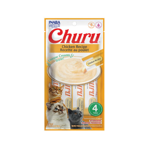 Churu Snack kremoz per mace, me pule 4x14 gr